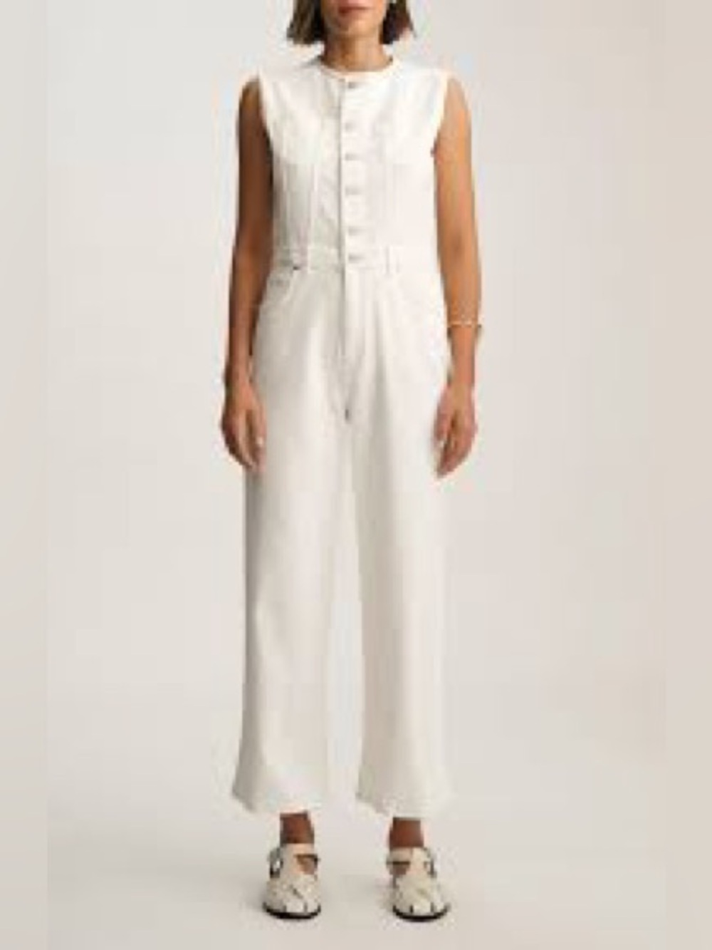 Paige NWT Cirie Ankle Straight Leg Jumpsuit Sz 2